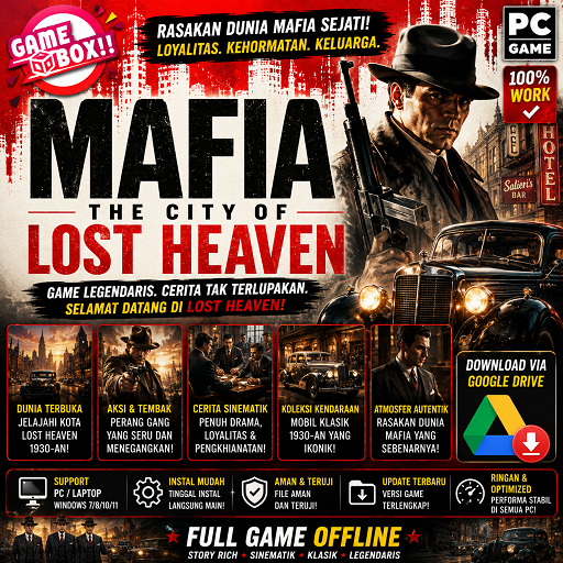 MAFIA THE CITY OF LOST HEAVEN - PC LAPTOP GAMES