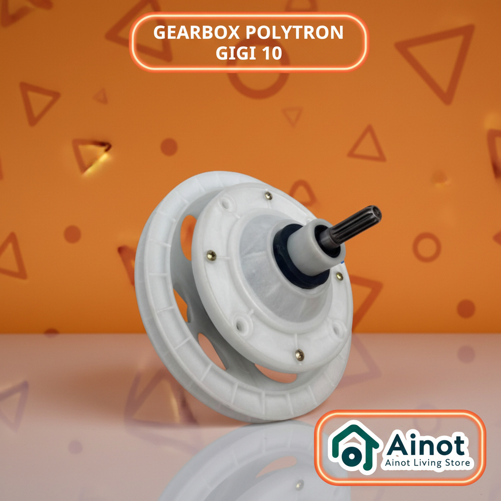 [ALS] Gearbox Mesin cuci Polytron 2 tabung Gerigi 10 - Gearbox Polytron 2 tabung - Gerbox mesin cuci