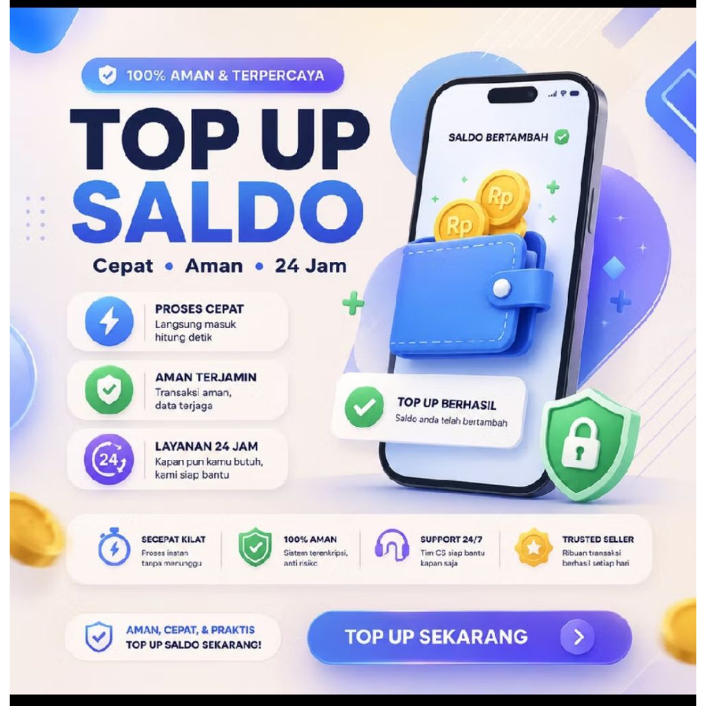 DANA Digital Top Up & Isi Saldo Dompet Elektronik • 24 Jam