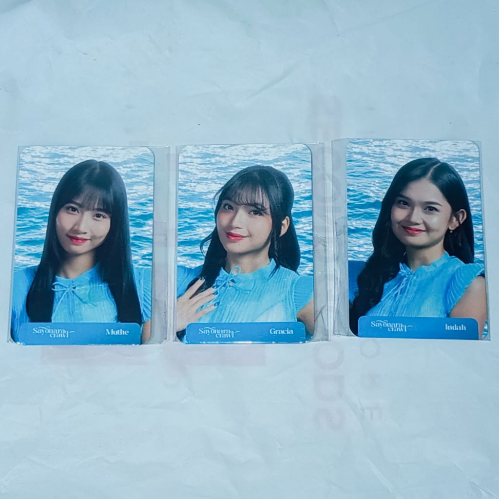 Photocard PC Muthe Gracia Indah  Sayonara Crawl Box Set Official
