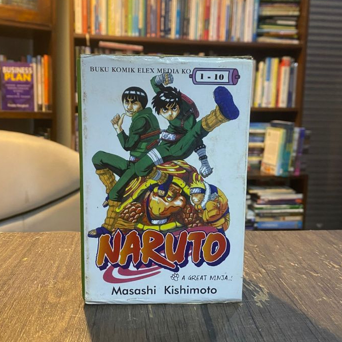 NARUTO SET BOX VOL 1-10 :  Komik Karya Masashi Kishimoto