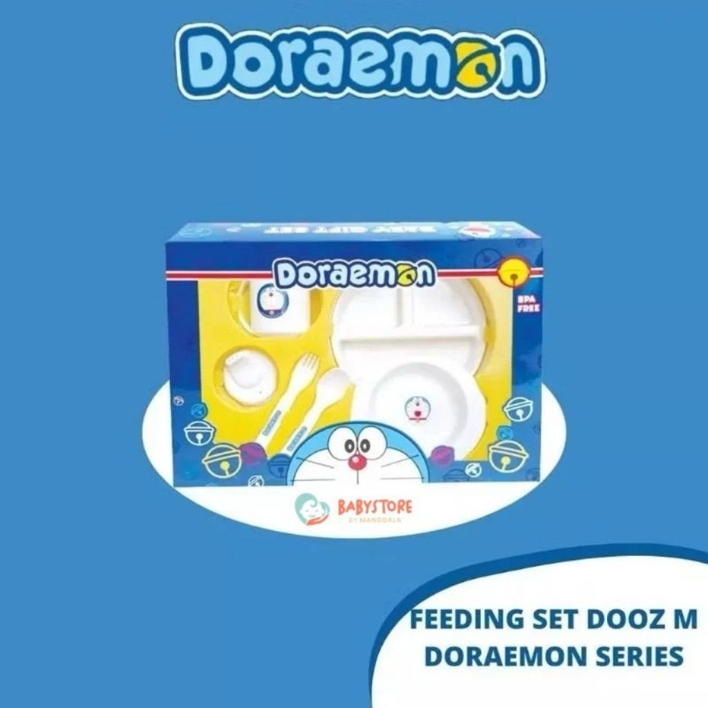 Lusty Bunny Doraemon Feeding Set M Lb208