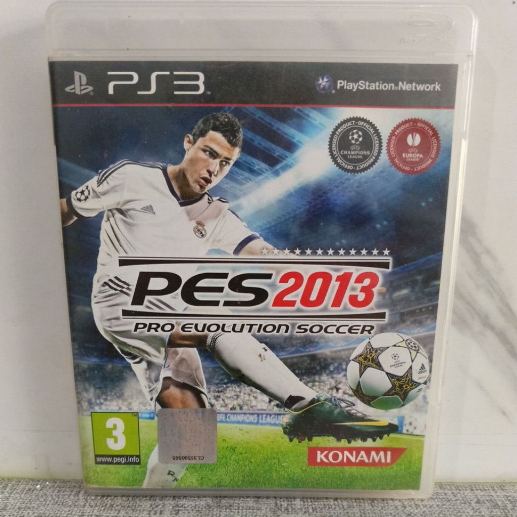 BD CD KASET ORIGINAL PS3 Pes 2013 Usa Bahasa Inggris Lengkap manual book