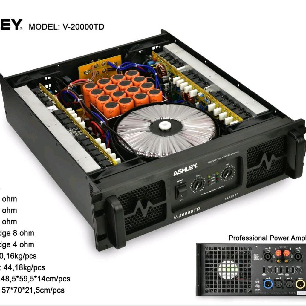 POWER ASHLEY V20000TD V20000 TD CLASS TD - V20000 TD ORIGINAL GARANSI RESMI 1 TAHUN