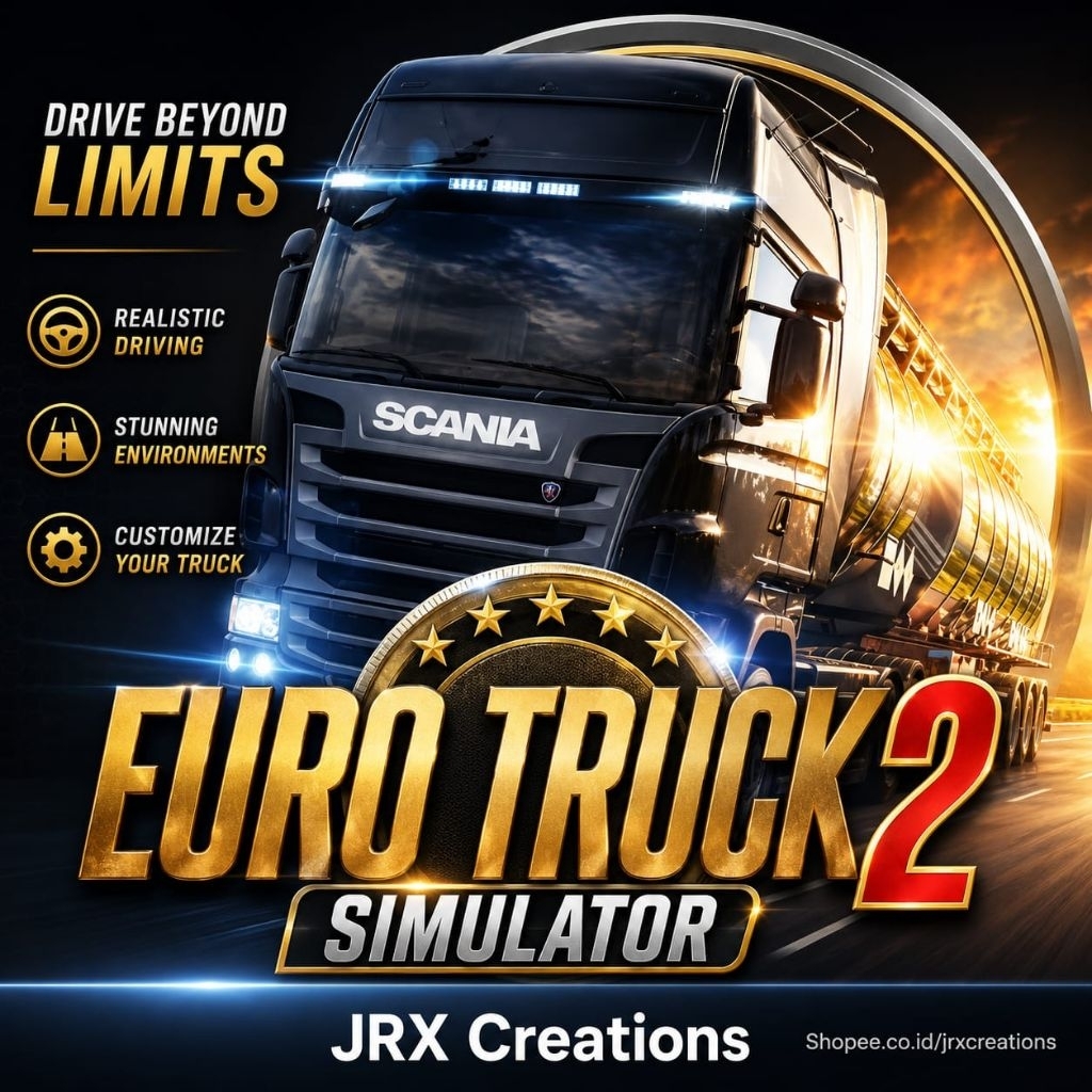 TERLARIS PROMO - Game PC - Euro Truck Simulator 2 Offline Full Version