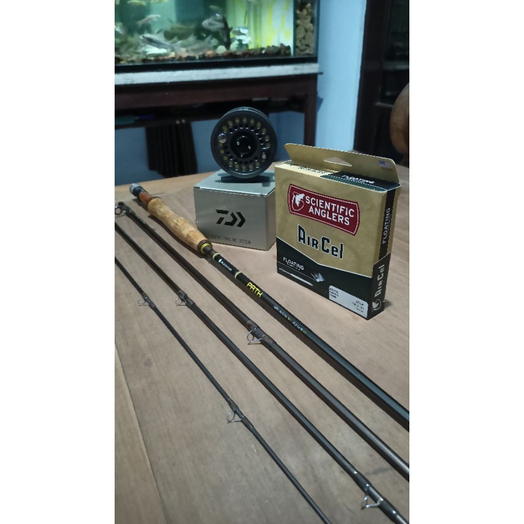 joran fly fishing 4wt & reel 1 set