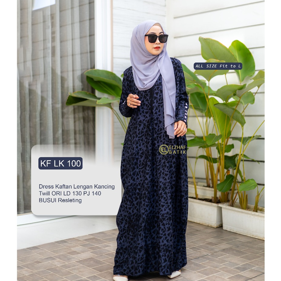 Kaftan Twill Elzhaf All Size  Original