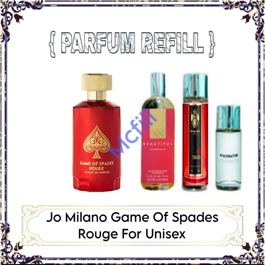 Parfum Refill Jo Milano G of S Rouge For Unisex
