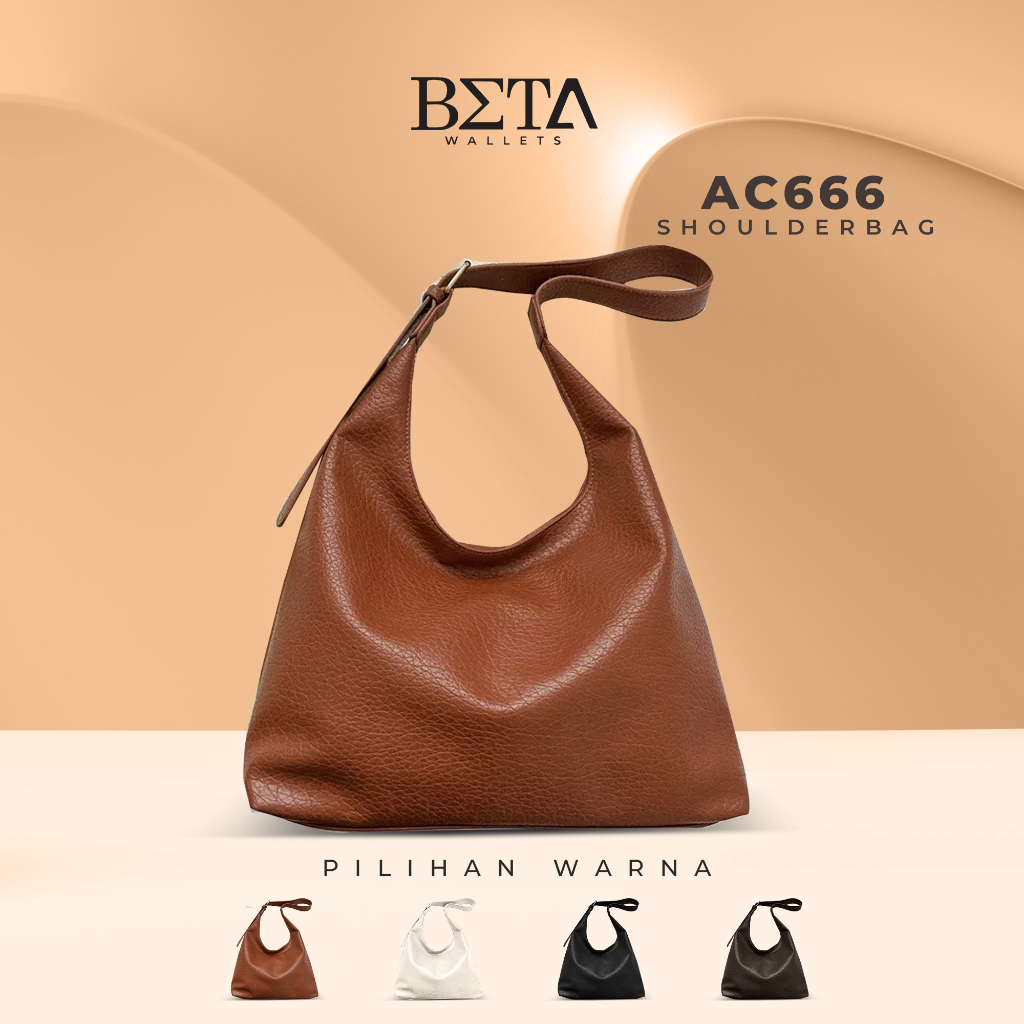 BETA New Collection Tas Wanita Murah Berkualitas ShoulderBag Wanita Bahan Kulit Sintetis Tas Kerja K