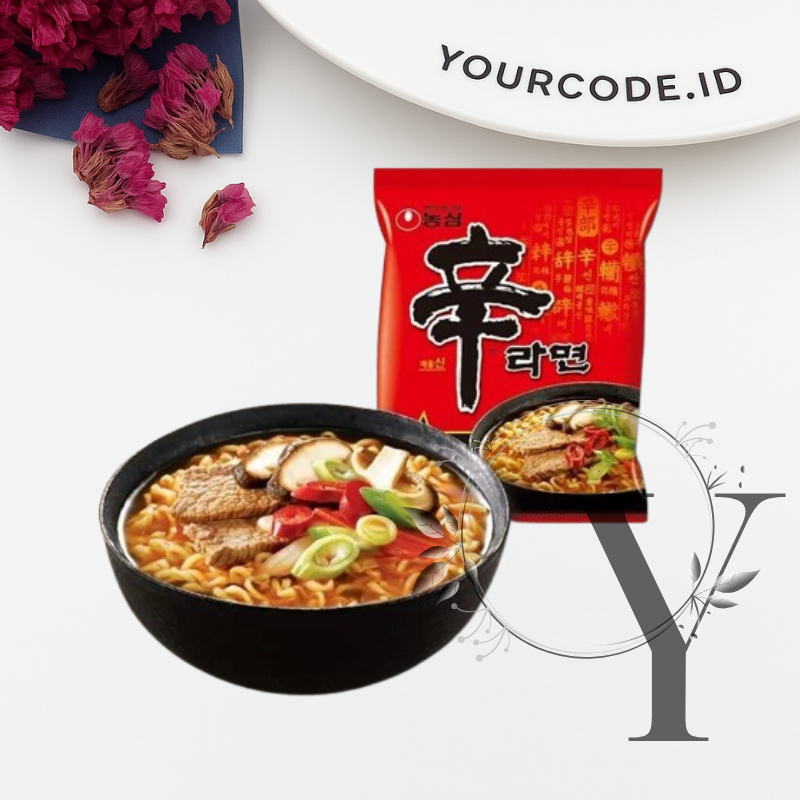 MIE INSTAN MIE KOREA SHIN RAMYUN RAMEN MAKANAN KOREA NONGSHIM HALAL