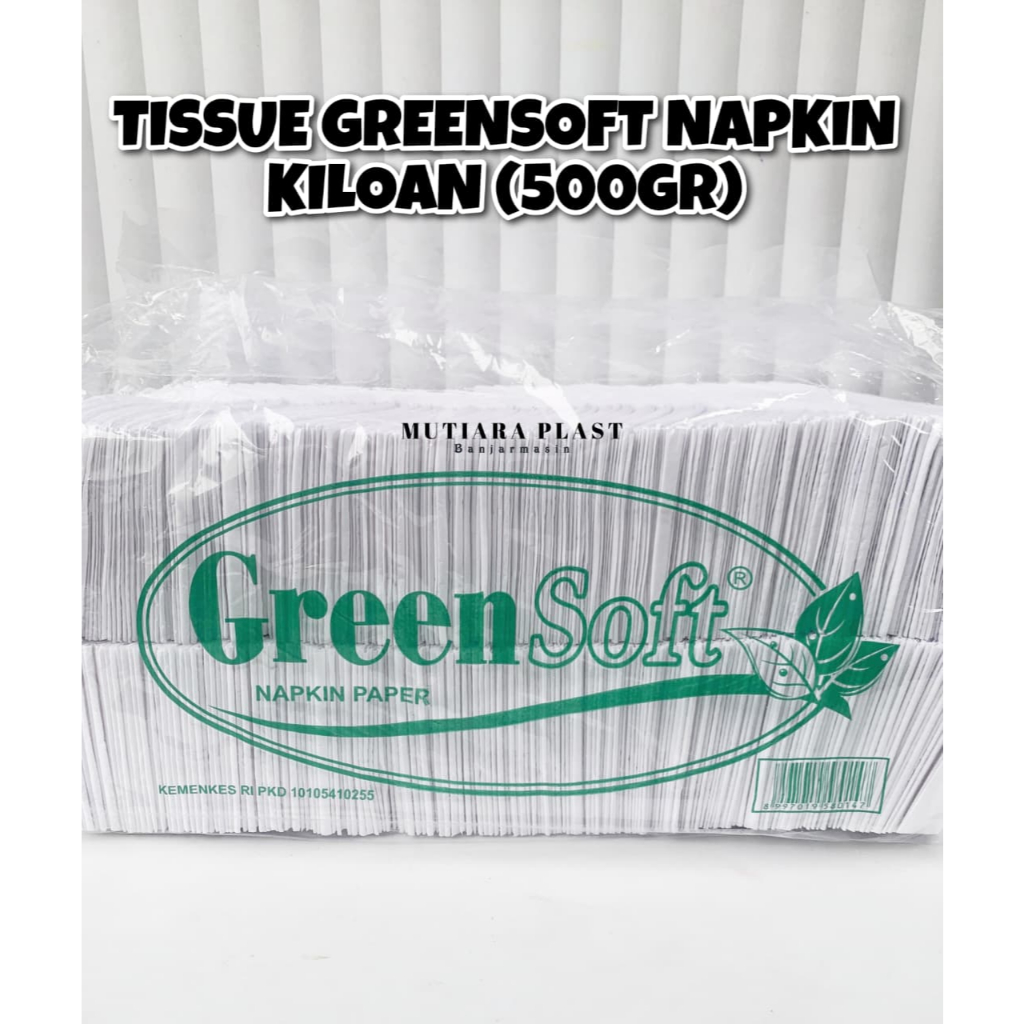 Tissue Greensoft Napkin Kiloan BELAH (500gr)