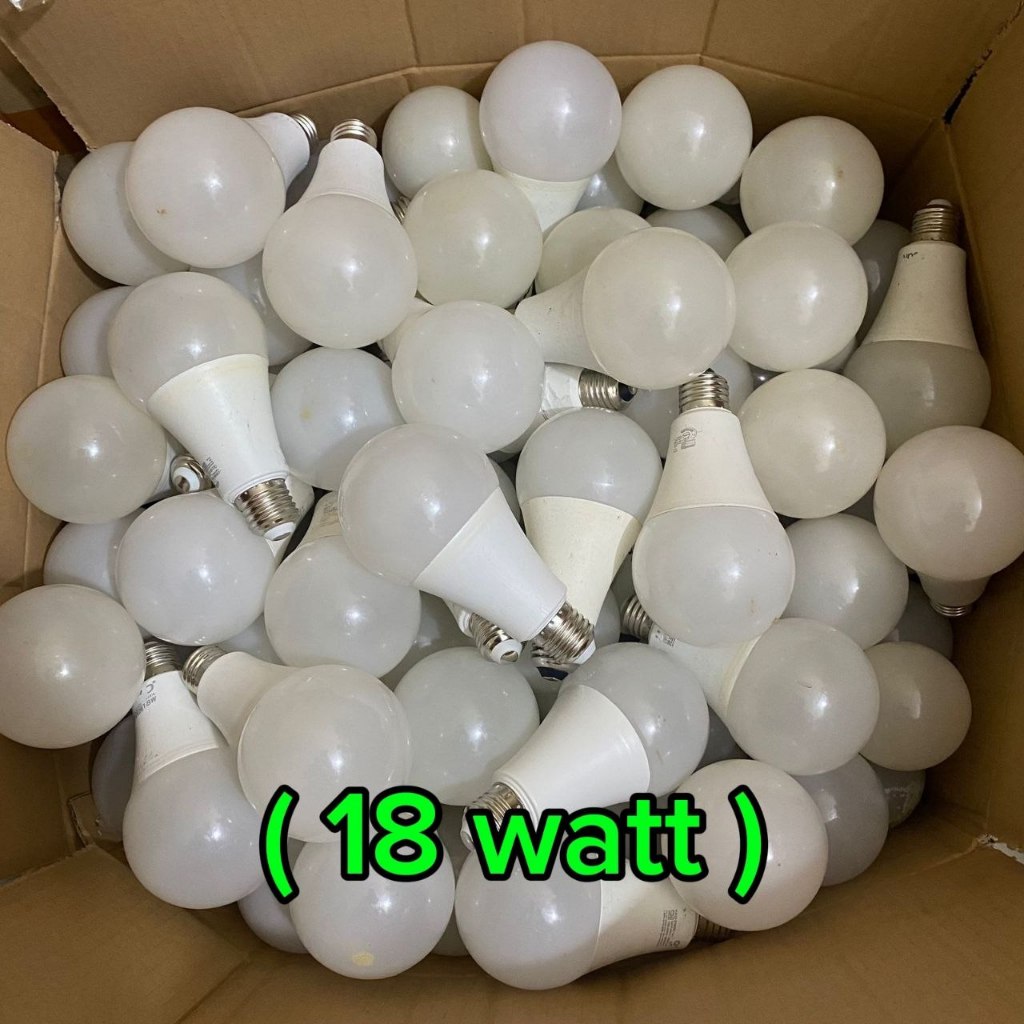 DIY Lampu Led Off (Mati) 18 Watt/A Bulb Mati Retur Pabrik/Dapat diperbaiki cocok untuk servise