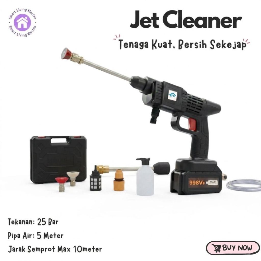 Jet Cleaner Alat Cuci Motor Mesin Semprotan Cuci Motor Portable Multifungsi