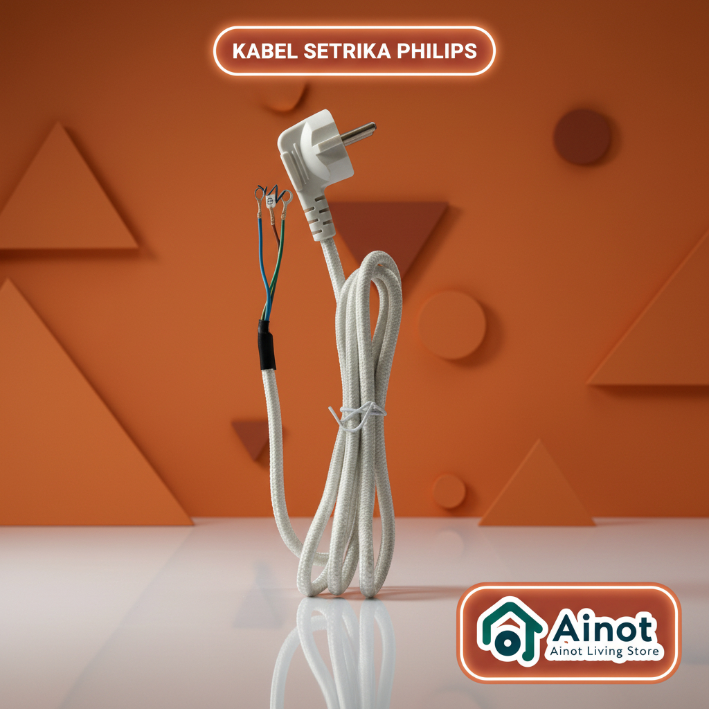 Kabel Setrika Kain Philips Universal / Kabel Colokan Setrika Philips Strip Putih