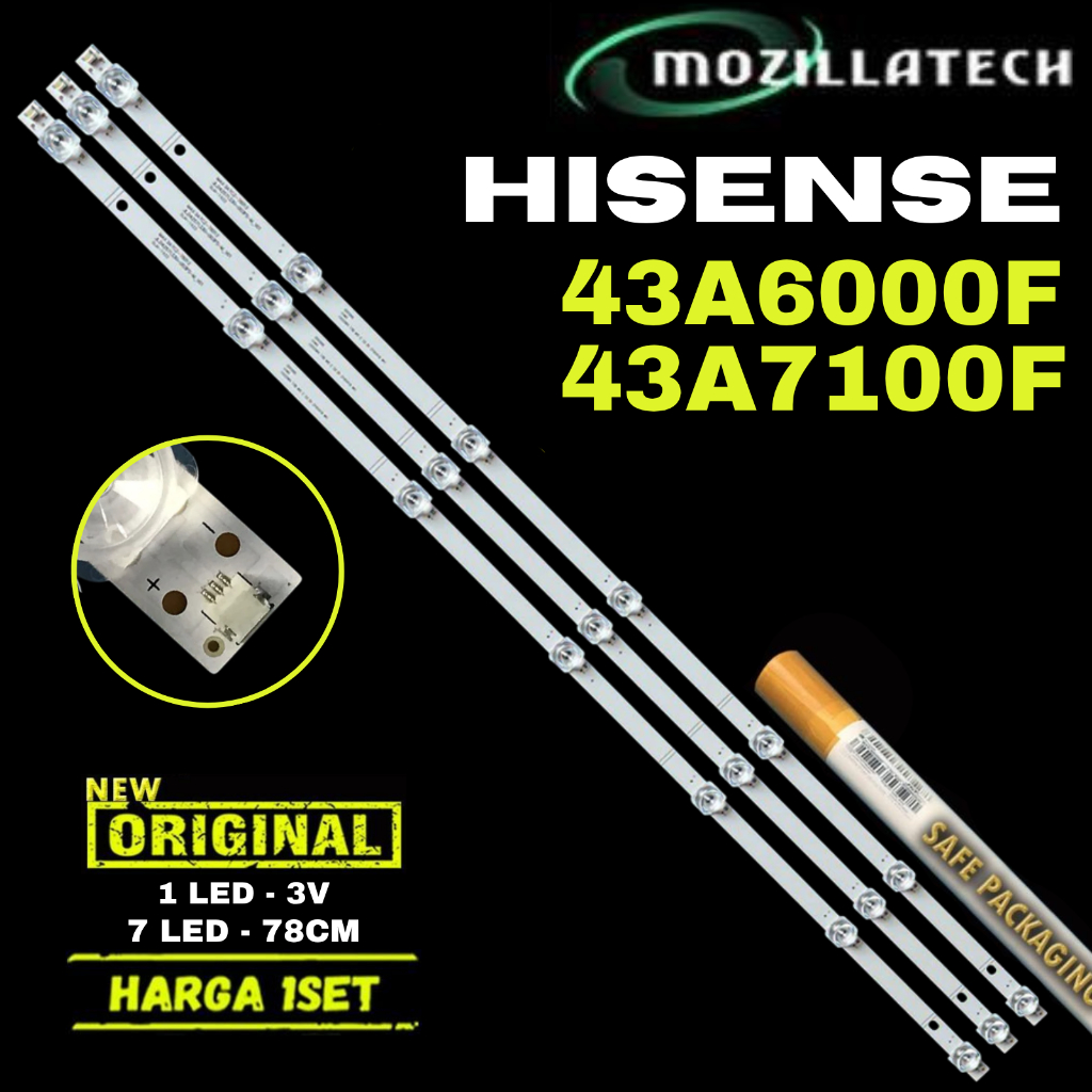 BACKLIGHT HISENSE 43 43A6000F 43A7100F 43A6000 43A7100 JL.D42571330-003AS-M-V01