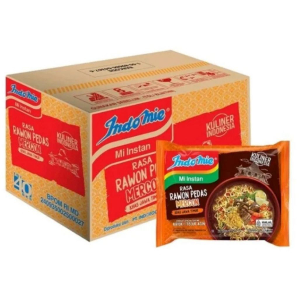 indomie rawon pedas mercon 1 dus(1karton)