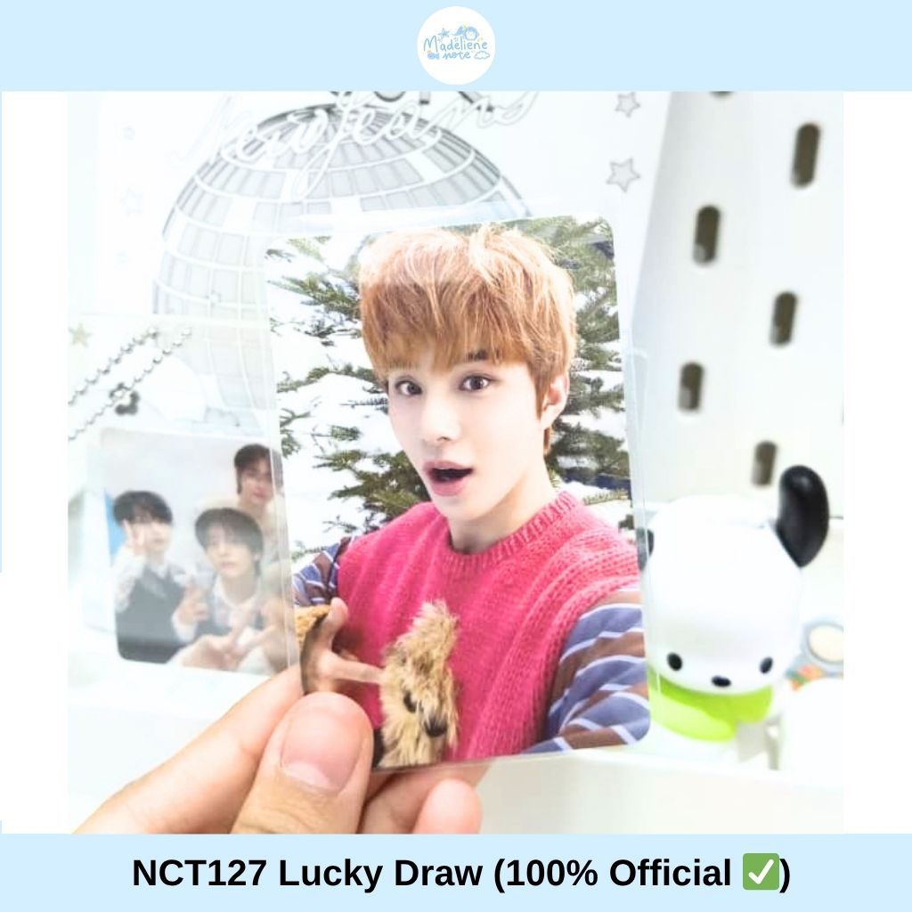 (OFFICIAL) Photocard Lucky Draw Jungwoo PC Lucky Draw Kpopmerch Be There For Me Jungwoo NCT 127 NCT1