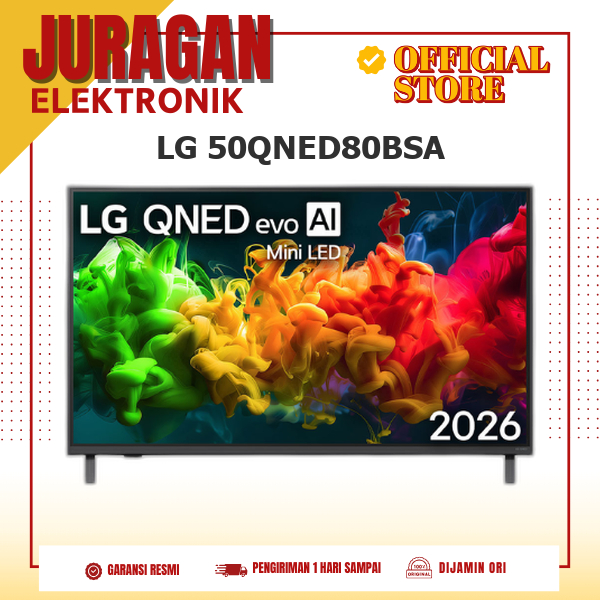LG  MINI LED 50QNED80BSA QNED EVO 4K UHD SMART TV 50 INCH NEW 2026
