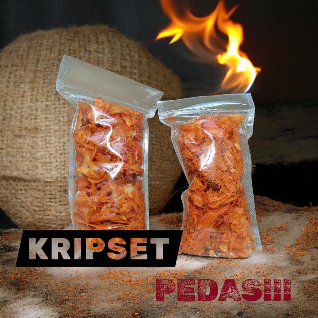 KRIPIK SETAN Pedas ASLI SUKABUMI 100gr