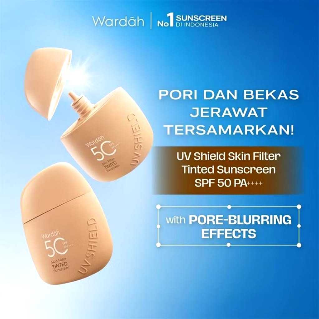 WARDAH UV SHIELD TINTED SUNSCREEN SPF 50 PA+++