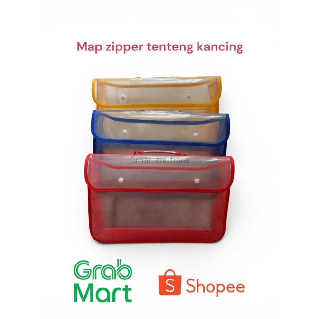 map zipper tenteng kancing
