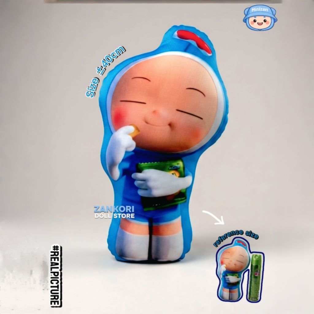 BONEKA BANTAL YUMI'S CELLS - SHIN SHONROOK | Plush Pillow Custom Handmade Merchandise | Dekor Kamar 