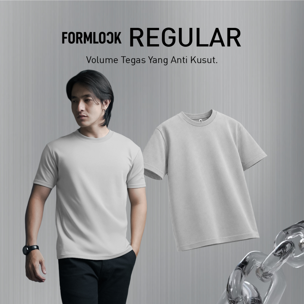 No Void Minds FORMLOCK Regular T-Shirt | Steel
