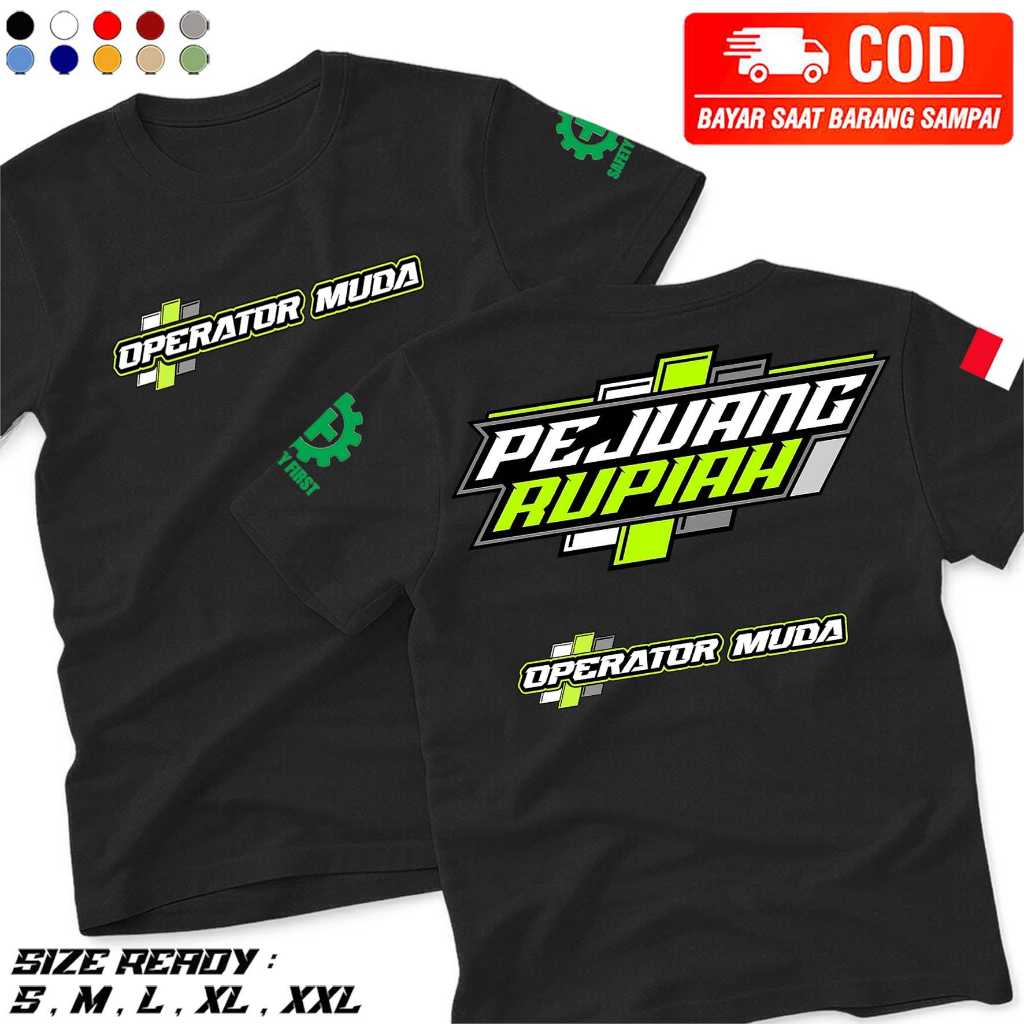 Kaos Perjuang Rupiah - baju distro terbaru - kaos lengan pendek - cocok untuk pria wanita - kekinian