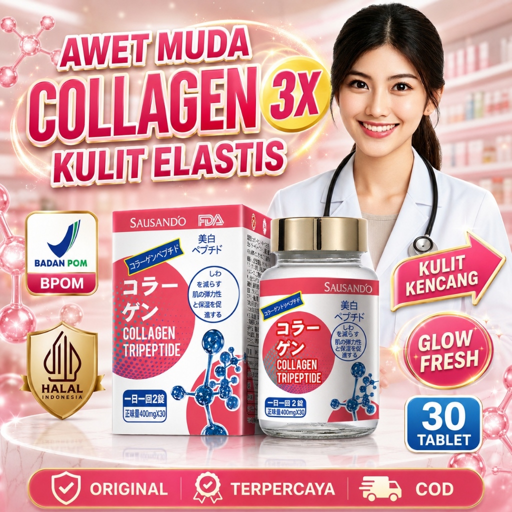 SAUSANDO  kulit Kolagen Glutation Pencerah kulit Menghilangkan kerutan Melembapkan