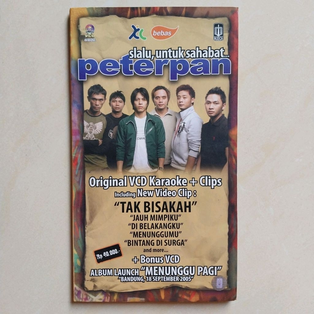 ORIGINAL VCD KARAOKE + CLIPS PETERPAN SLALU UNTUK SAHABAT PETERPAN