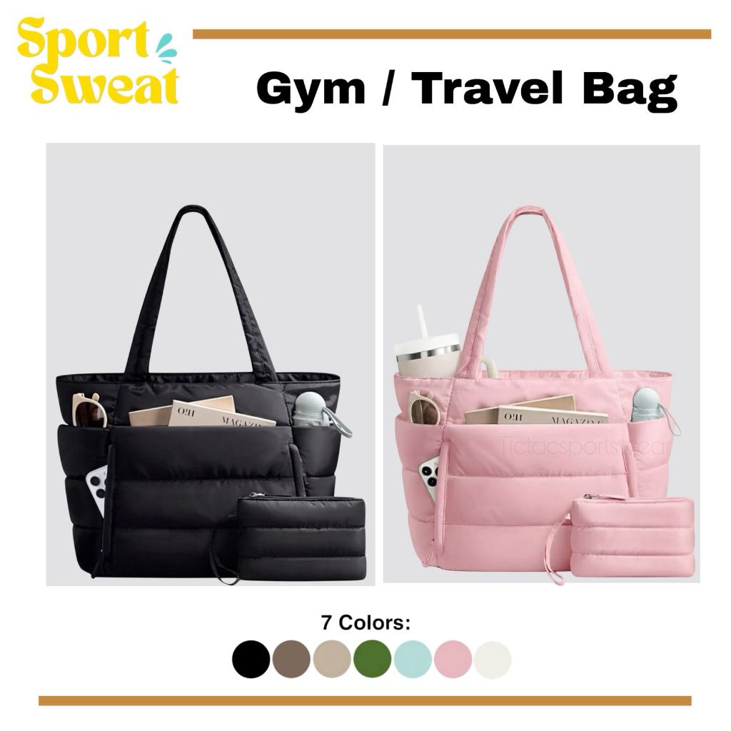 SPORT.SWEAT - Mita GYM TRAVEL BAG - Tas Multifungsi Puffy Bag