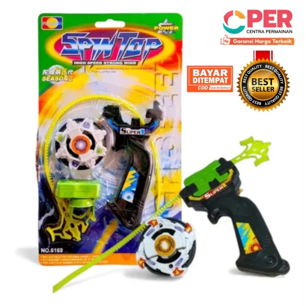 [BISA COD] Mainan Anak Gasing Termurah / Mainan gasing Blaze Liger Karakter Kupu-Kupu Rocky Golem