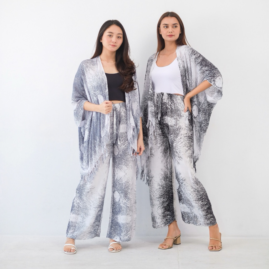 REBECCA SET AKAR Kulot Bali / One Set Outer Kulot AKAR