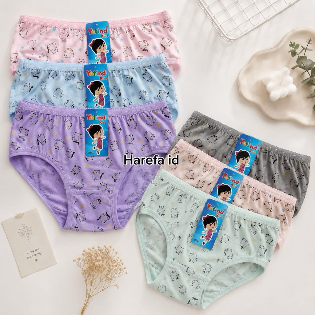 6pcs_Celana dalam anak yutind 1184 motif / celana dalam anak yutind 1184 full print