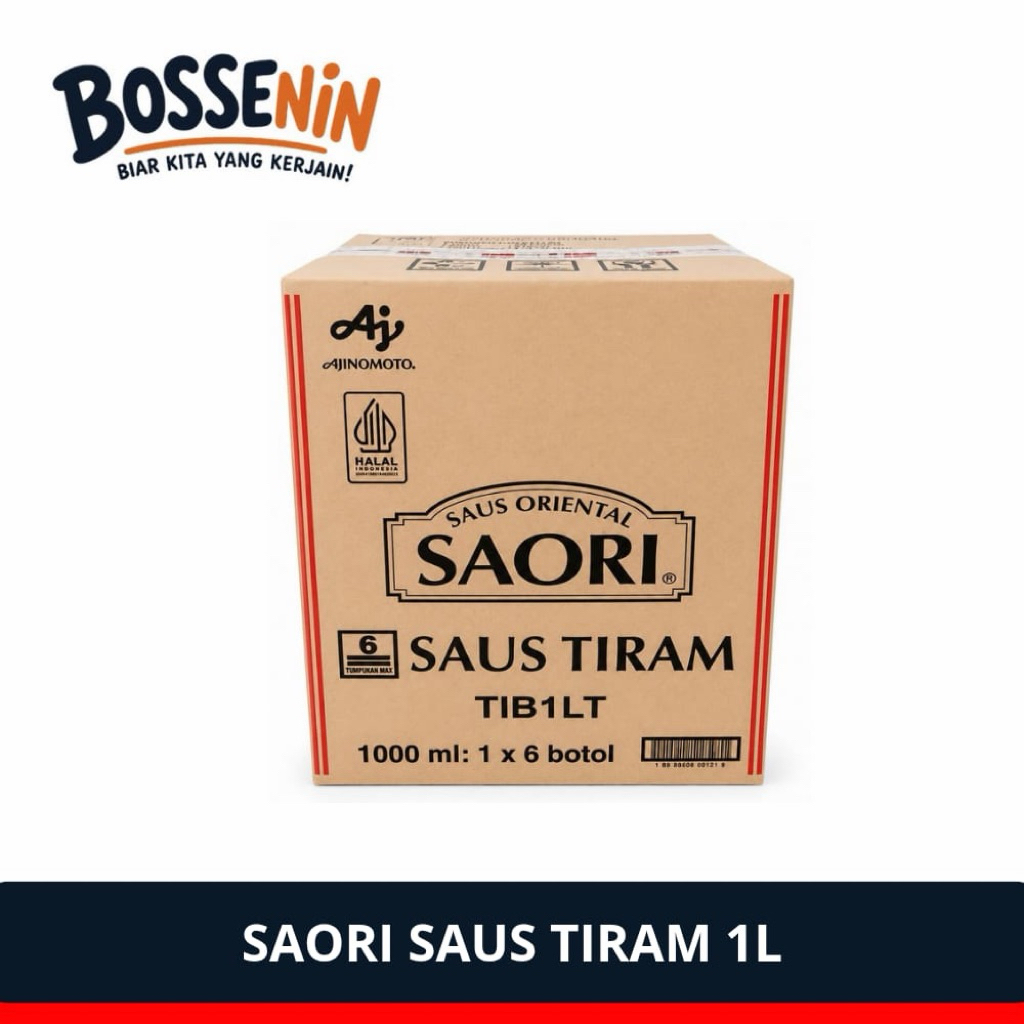 Saori Saus Tiram 1 Liter Original Ajinomoto – Saus Oriental Gurih Lezat untuk Masakan Restoran & Rum