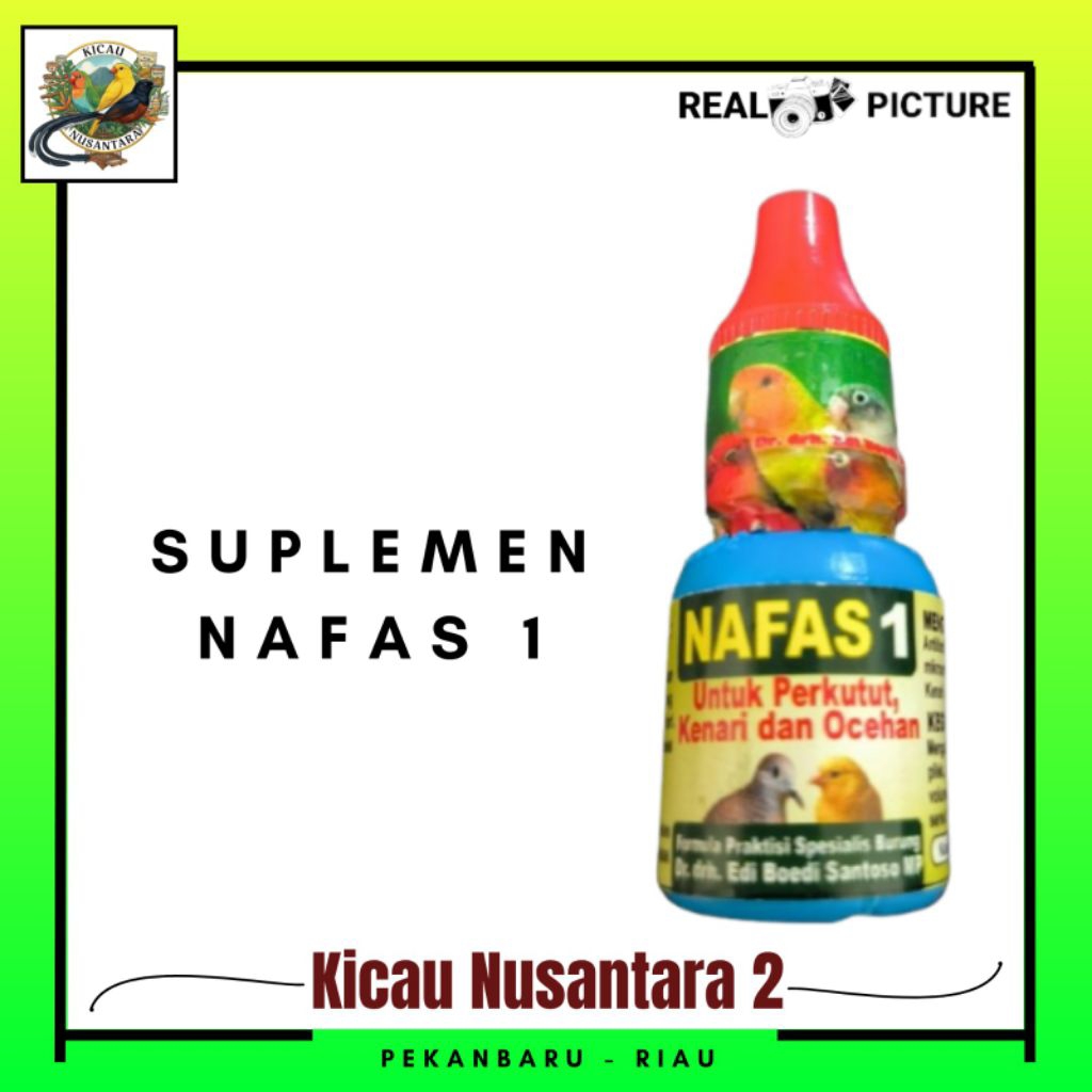 Obat Suplemen Burung Nafas 1 drh. Edi