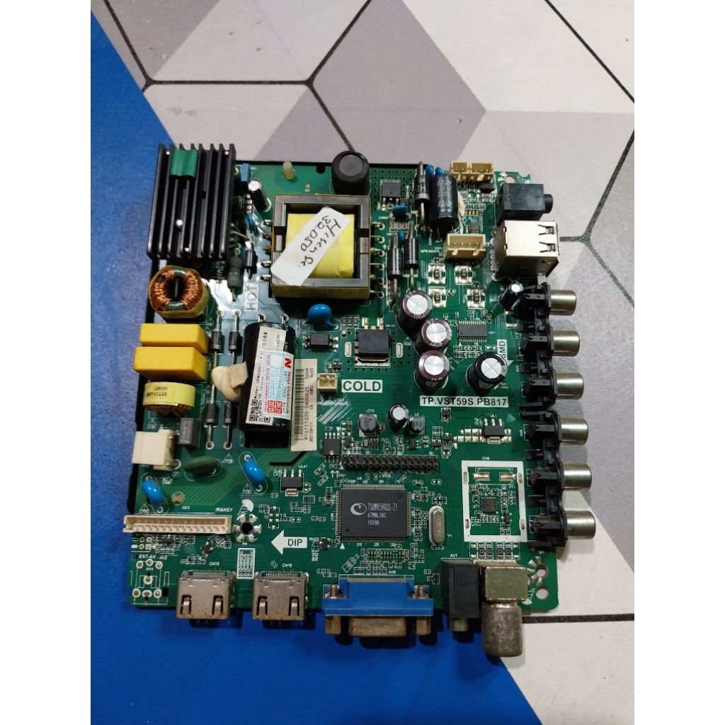 MB MAINBOARD TV HISENSE 32D50 MESIN TV HISENSE 32D50