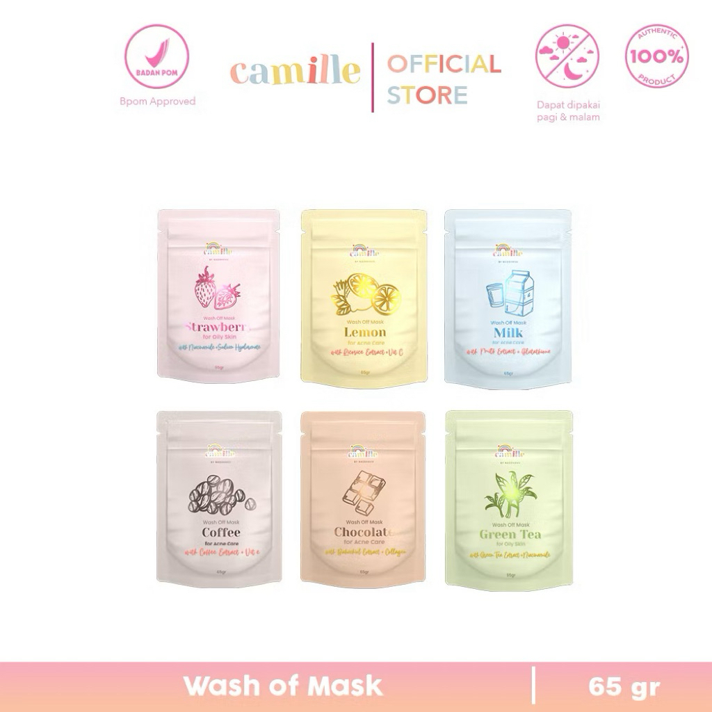 SKYSKIN.OFFICIAL | CAMILLE BEAUTY - FACEMIST / MASKER / SCRUB