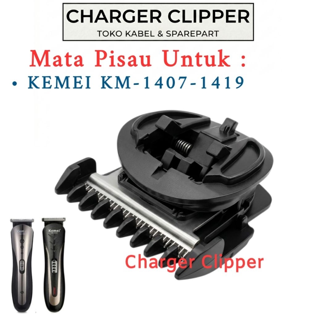 Pisau Cukur Kemei 1407 1419 Mata Pisau Trimmer Kemei