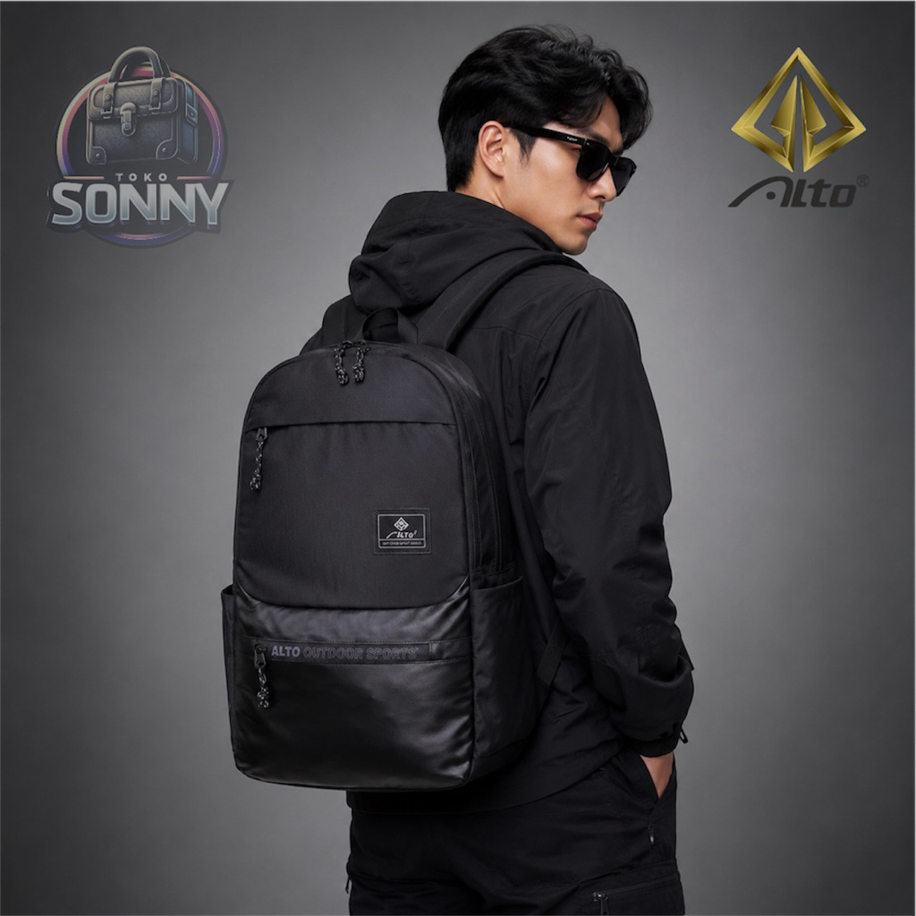Alto 74444 Tas Pria Wanita Premium Muat Laptop Stylish Buat Kuliah & Kerja