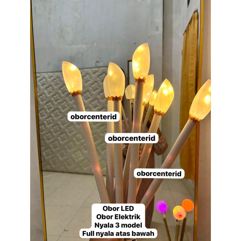 obor LED / obor elektrik / obor anak / lampu dekorasi / obor pawai takbiran karnaval kirab budaya / 