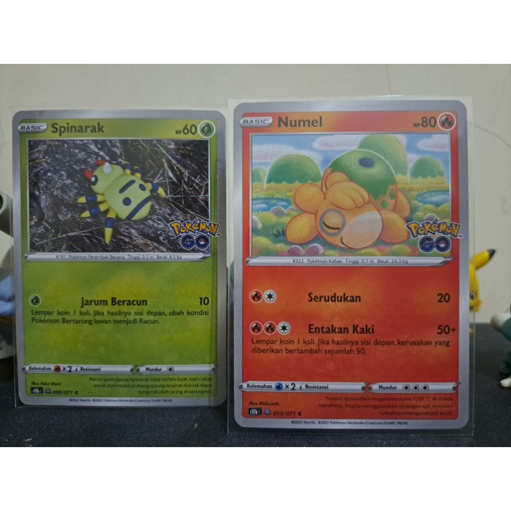 pokemon go numel spinarak unpeeled (ditto)