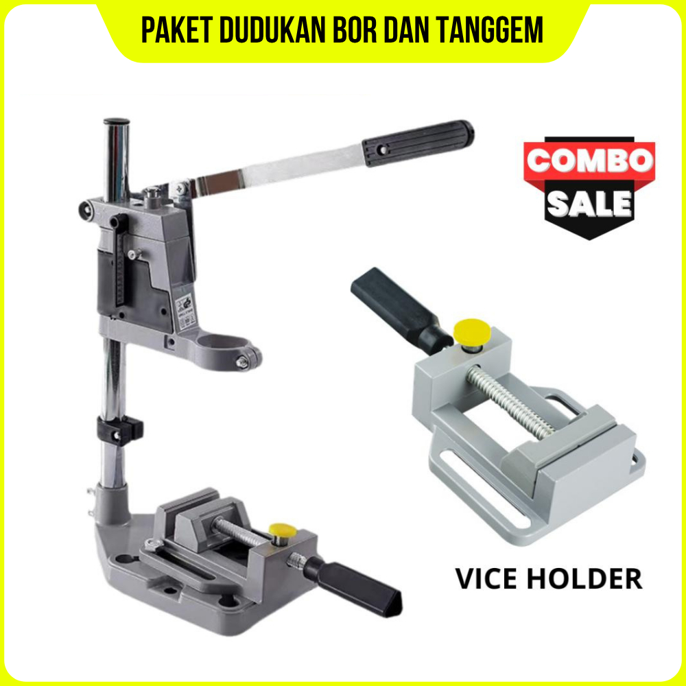 Stand Drill Dudukan Mesin Bor Tangan  Menjadi Bor Duduk Drill Stand Alumunium Drill Stand BorListrik