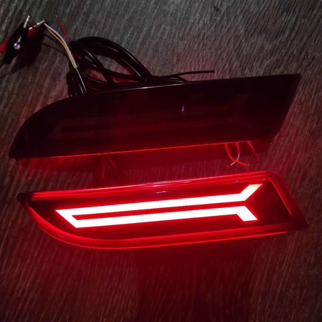 reflektor bumper bemper belakang MATA KUCING all new xenia avanza 2012 sampai 2025 lampu plasma 2022