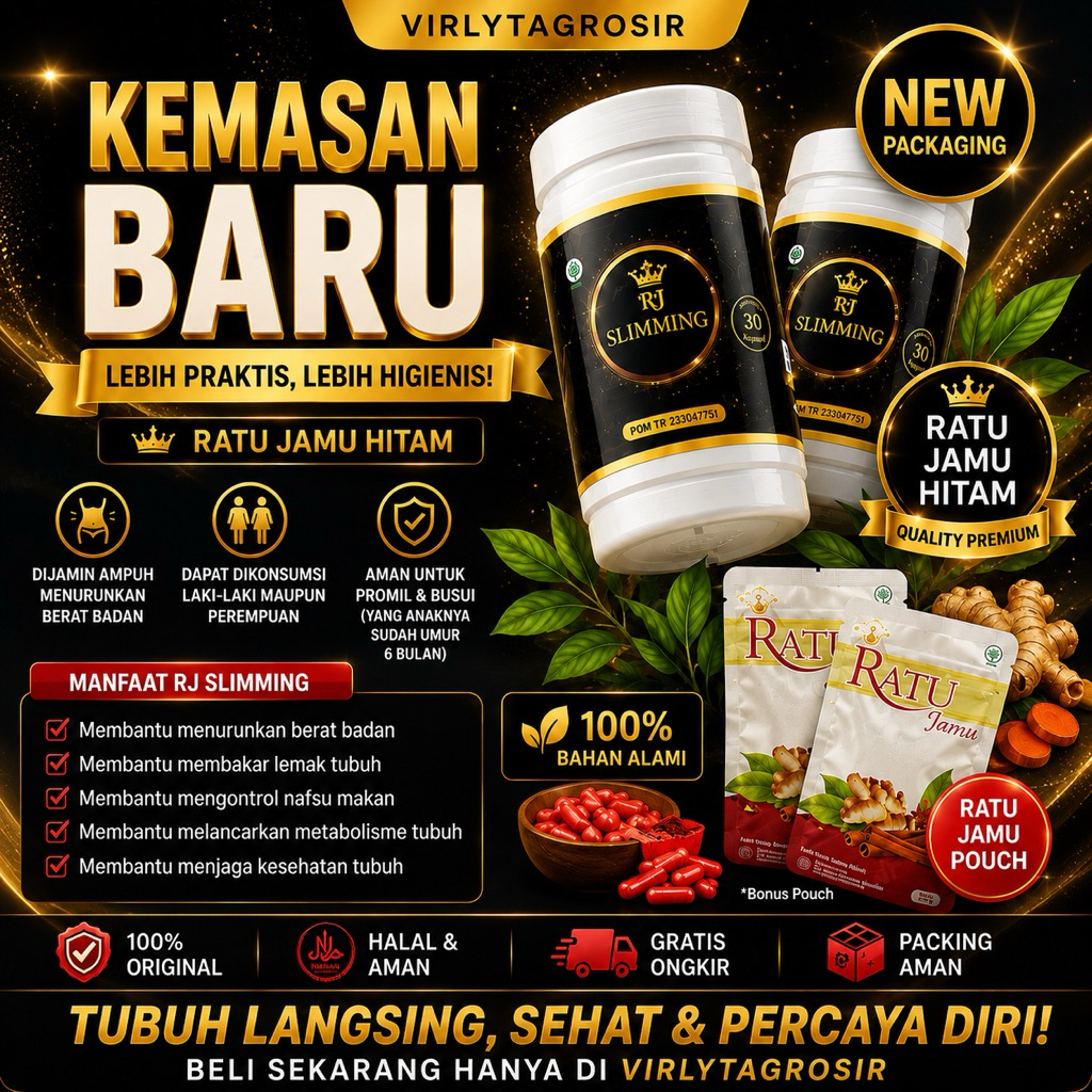 Ratu Jamu Reguler Pelangsing Original 100% ampuh