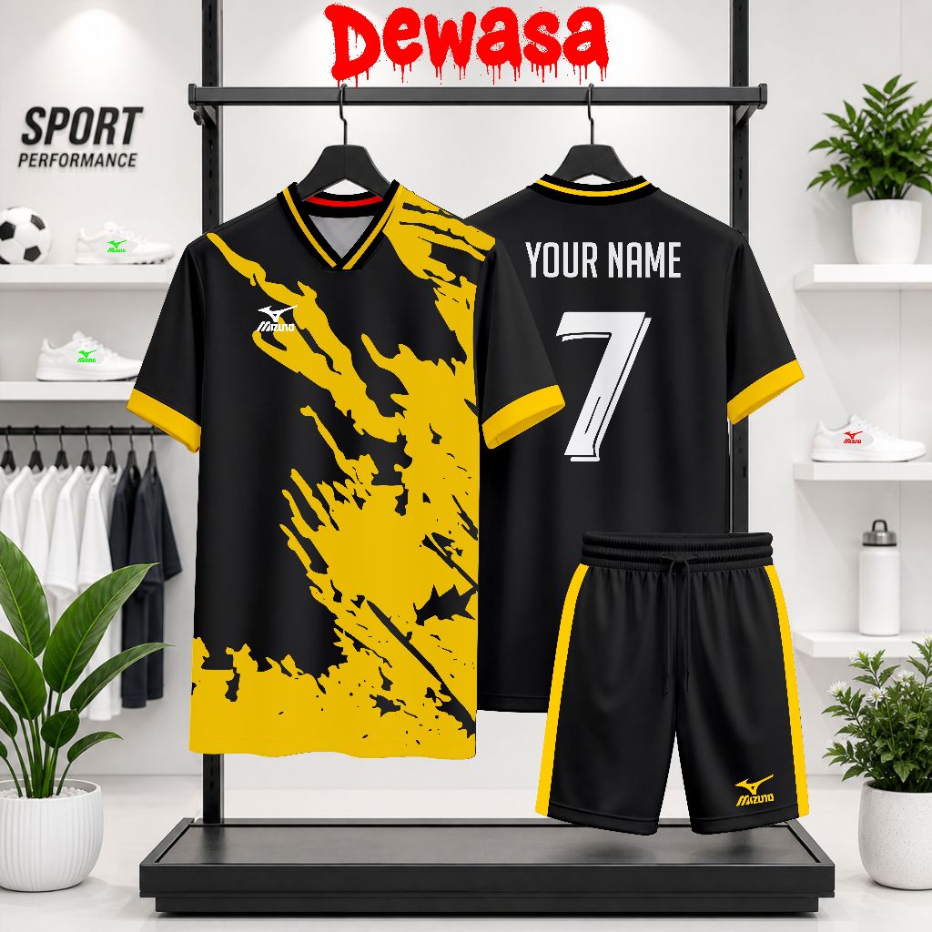 Pasang Nama Dan Nomor JERSEY FUTSAL  / JERSEY BOLA  / JERSEY PRINTING  FREE NAMA PUNGGUNG DAN NOMOR