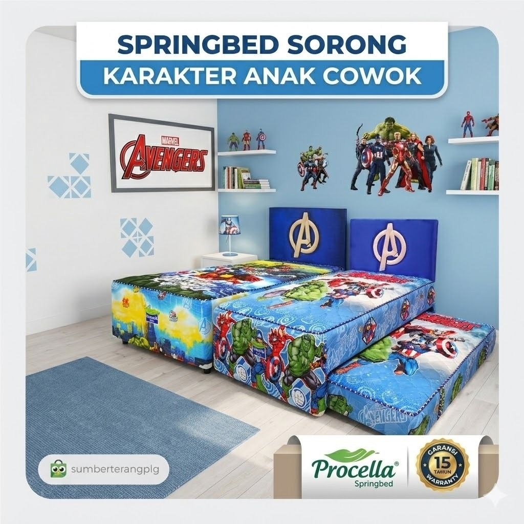 springbed 2in olympic bearland grizzly bed sorong matras kasur spring bed dorong