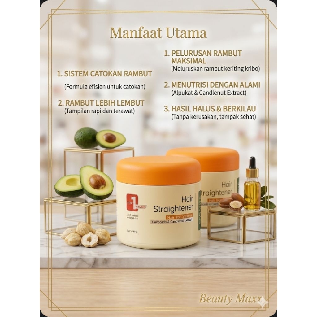 CRRANTE STEP 1 450ML/PELURUSAN RAMBUT STEP 1/CRRANTE STRONG/CRRANTE NORMAL/REBONDING CRRANTE