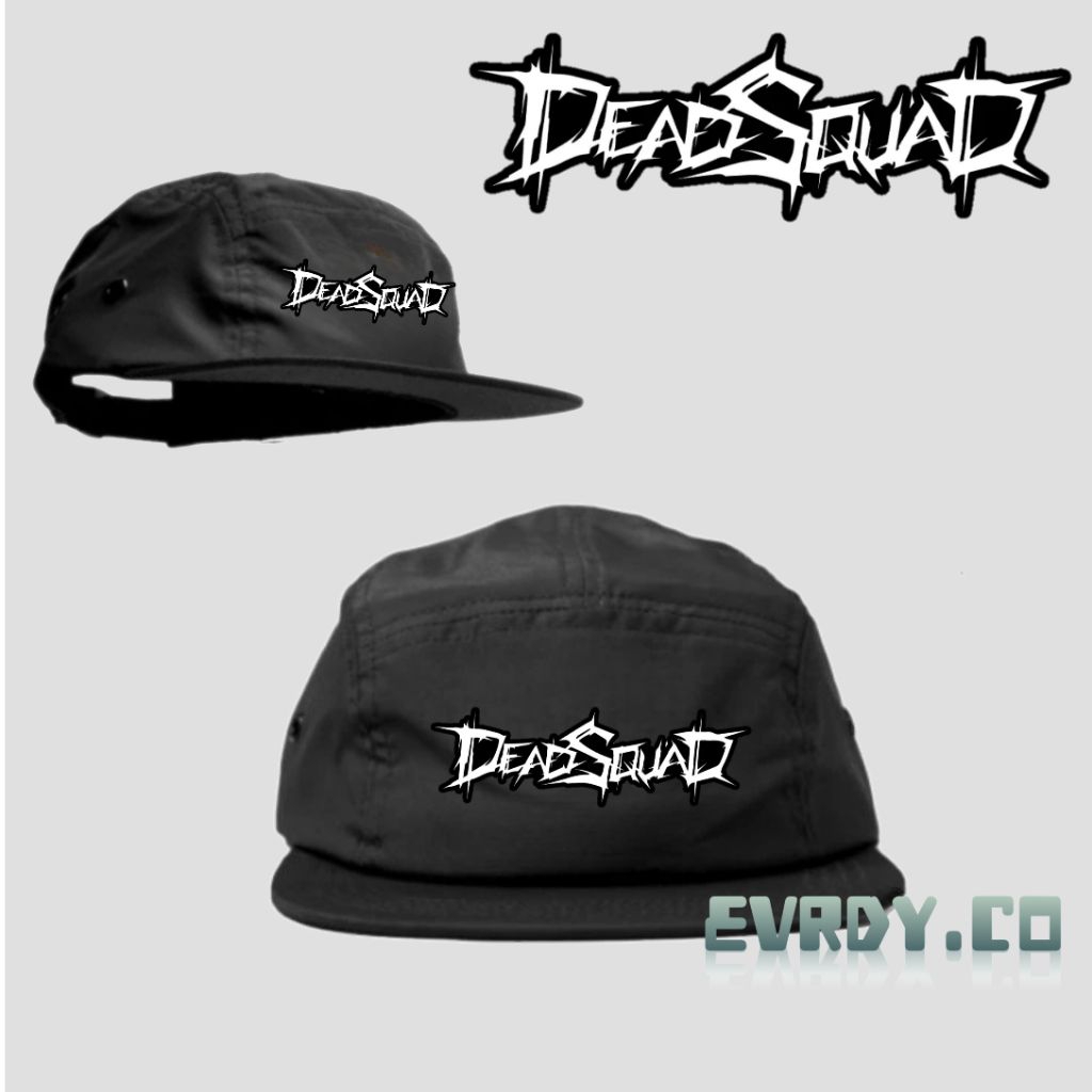 Topi 5 Panel Deadsquad | Topi Five Panel Deadsquad | Topi Hardcore