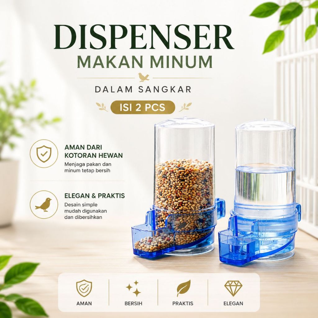 DISPENSER AIR DISPENSER TEMPAT MAKAN MINUM HEWAN PELIHARAAN DISPENSER HEWAN